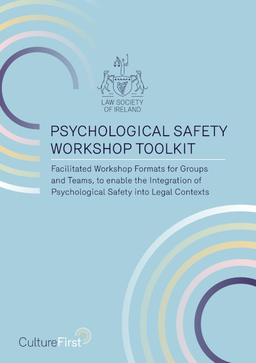 Psychological safety workshop toolkit cover