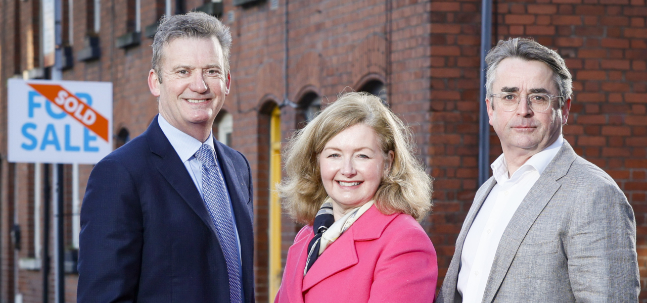 Director General of the Law Society, Mark Garrett, Managing Director of MyHome Joanne Geary, and Ken Egan from the Law Society Conveyancing Committee