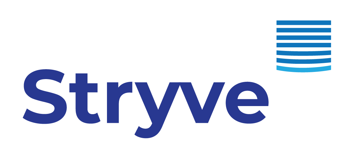 A corporate logo for stryve security