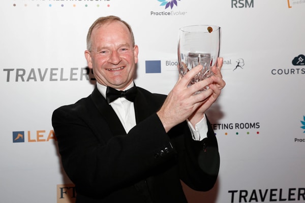 Brendan Dillon of Dillon Solicitors, recipient of the excellence in marketing & communications award