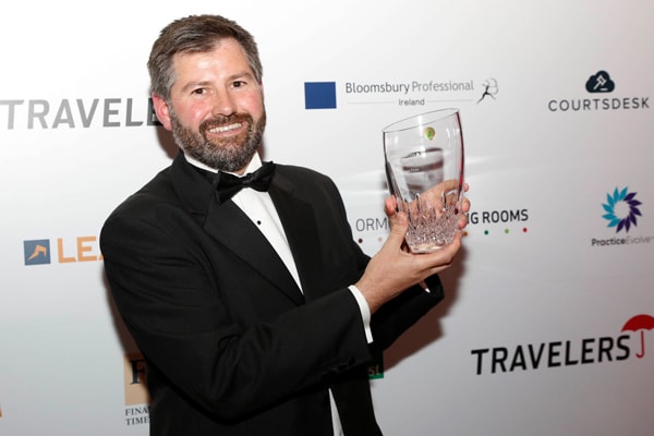 John O’Donogue of Philip Lee Solicitors, recipient of the property law firm/team/lawyer of the year award