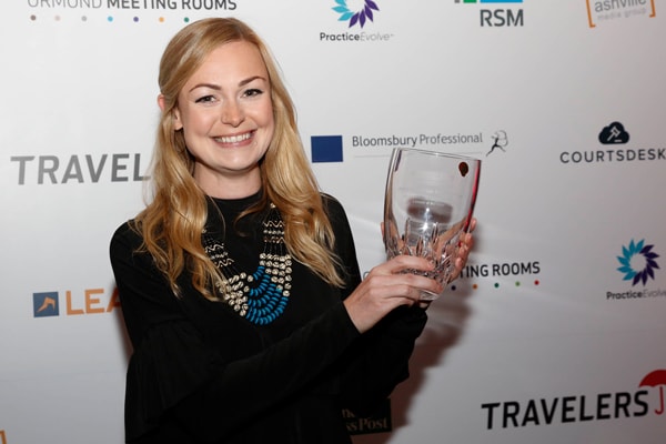 Rachel Power of Public Interest Law Alliance (PILA) recipient of the pro bono/community law firm/lawyer of the year award