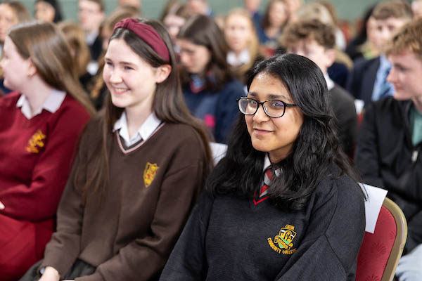 Gráinne O’Neill Memorial Legal Essay Competition prize-giving for transition-year students