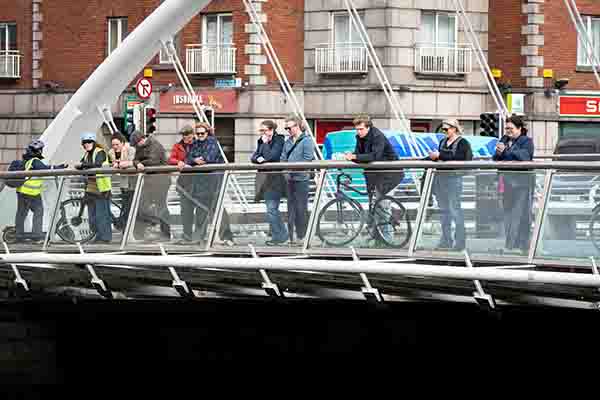 105th annual Dublin Liffey Swim from Rory O'More Bridge