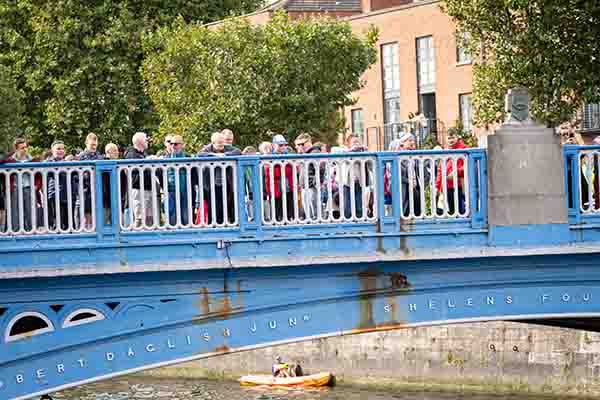 105th annual Dublin Liffey Swim from Rory O'More Bridge