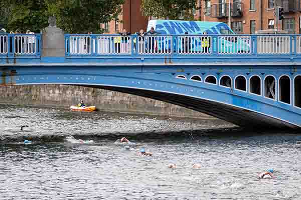 105th annual Dublin Liffey Swim from Rory O'More Bridge