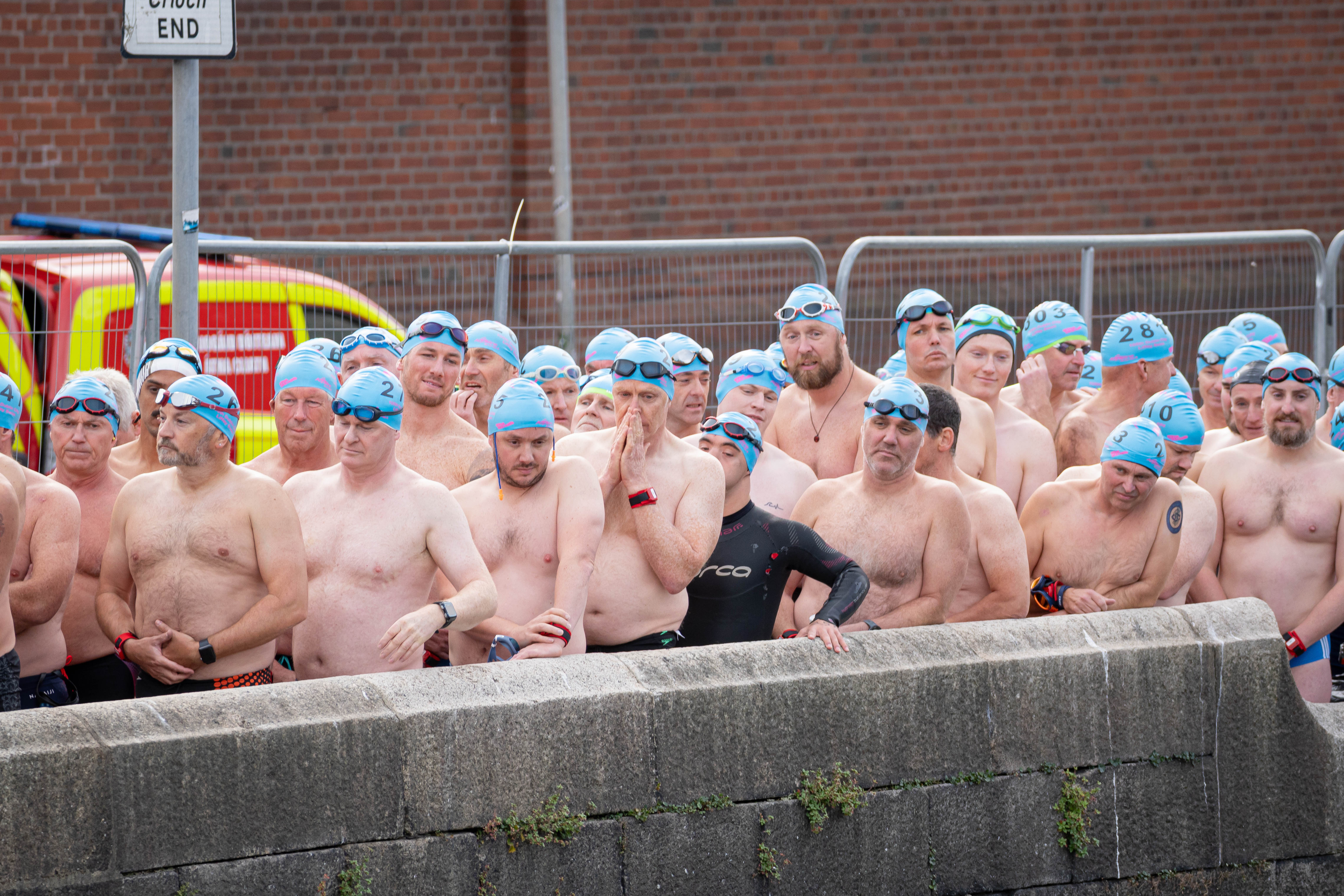 105th annual Dublin Liffey Swim from Rory O'More Bridge