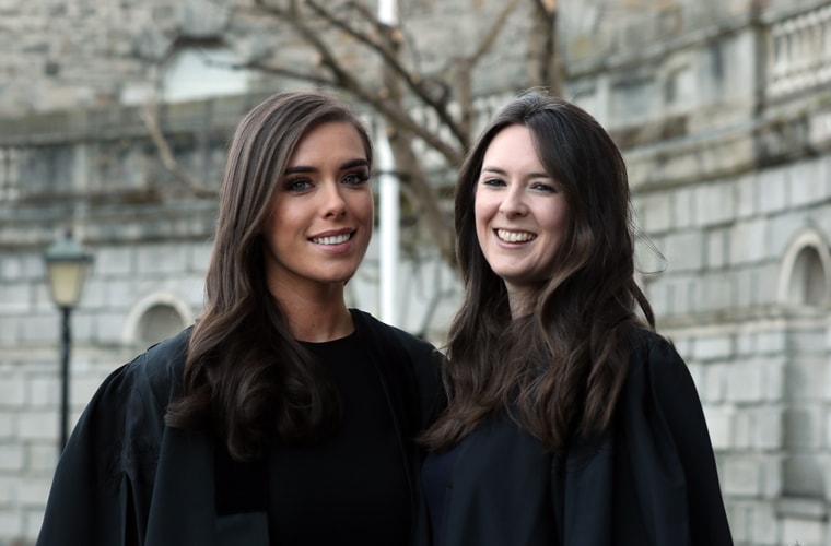 New solicitors Alice Moore and Aoife O'Neill