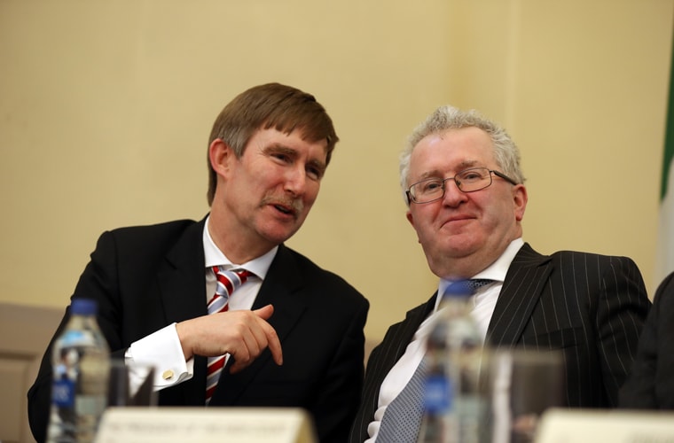 Law Society Director General Ken Murphy with Attorney General Seamus Woulfe