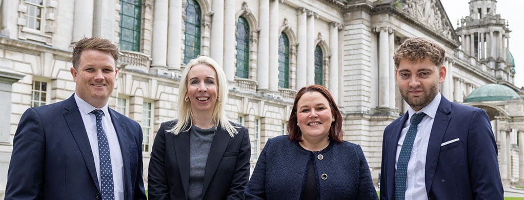 Four new hires at Gateley’s Belfast office