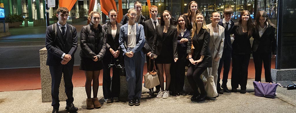 Galway students take part in US mock trial