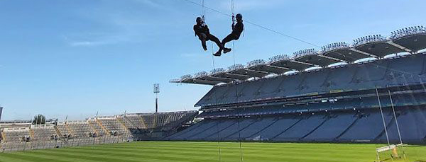 Abseil for charity from top of Croke Park