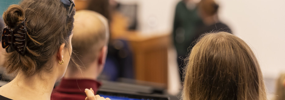 A lecture setting at Blackhall Place