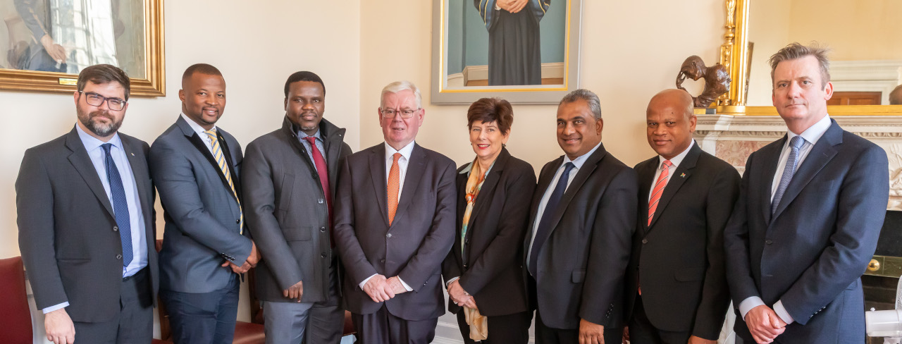 South African party chief whips visited Ireland in March 2025 as part of an experience-sharing visit on the dynamics of working within coalitions.