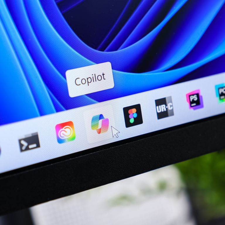 AI on a computer screen