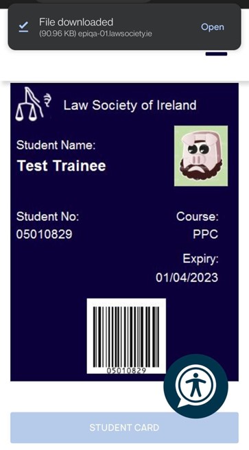 student card